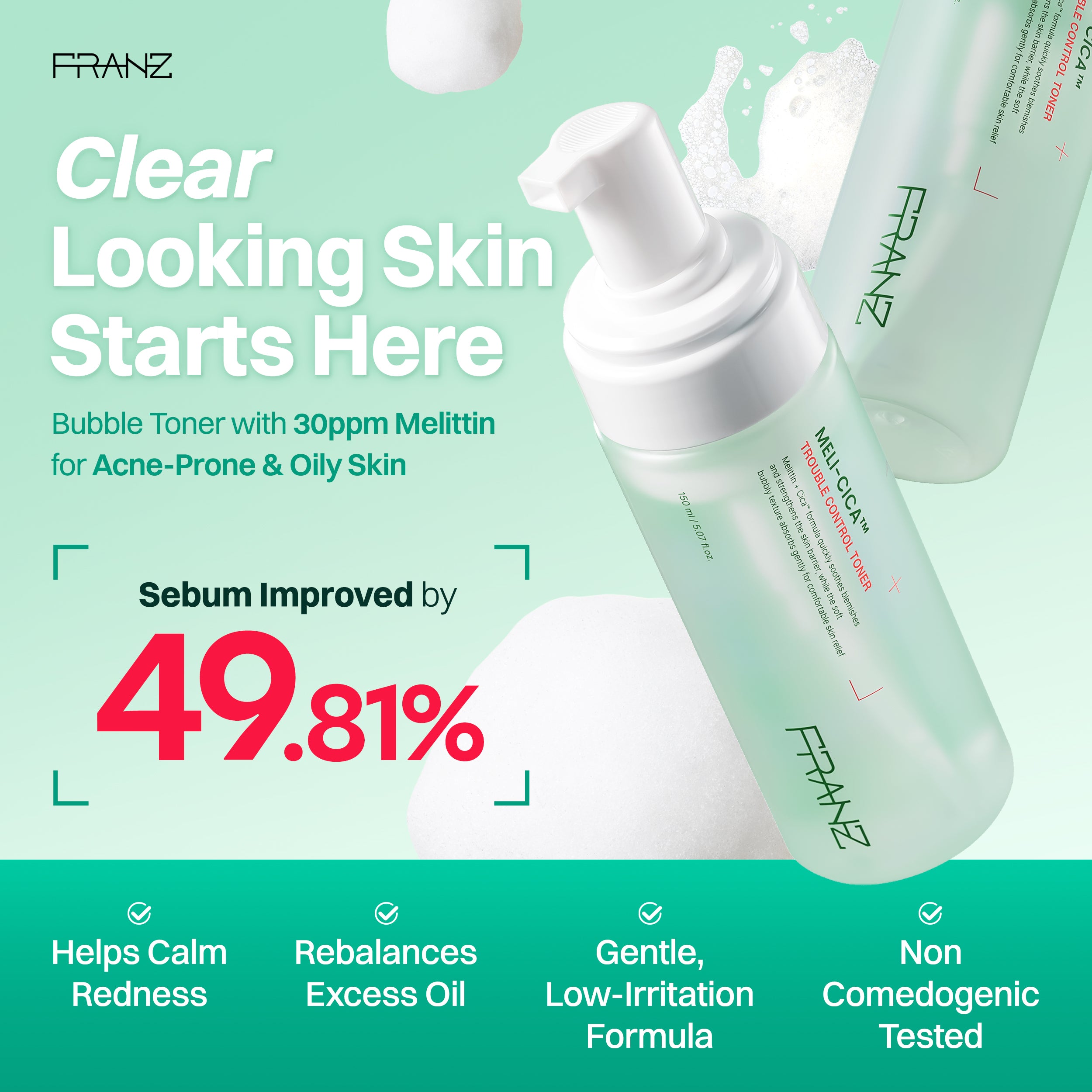 Meli-Cica Trouble Control Toner (30ml / 150ml)