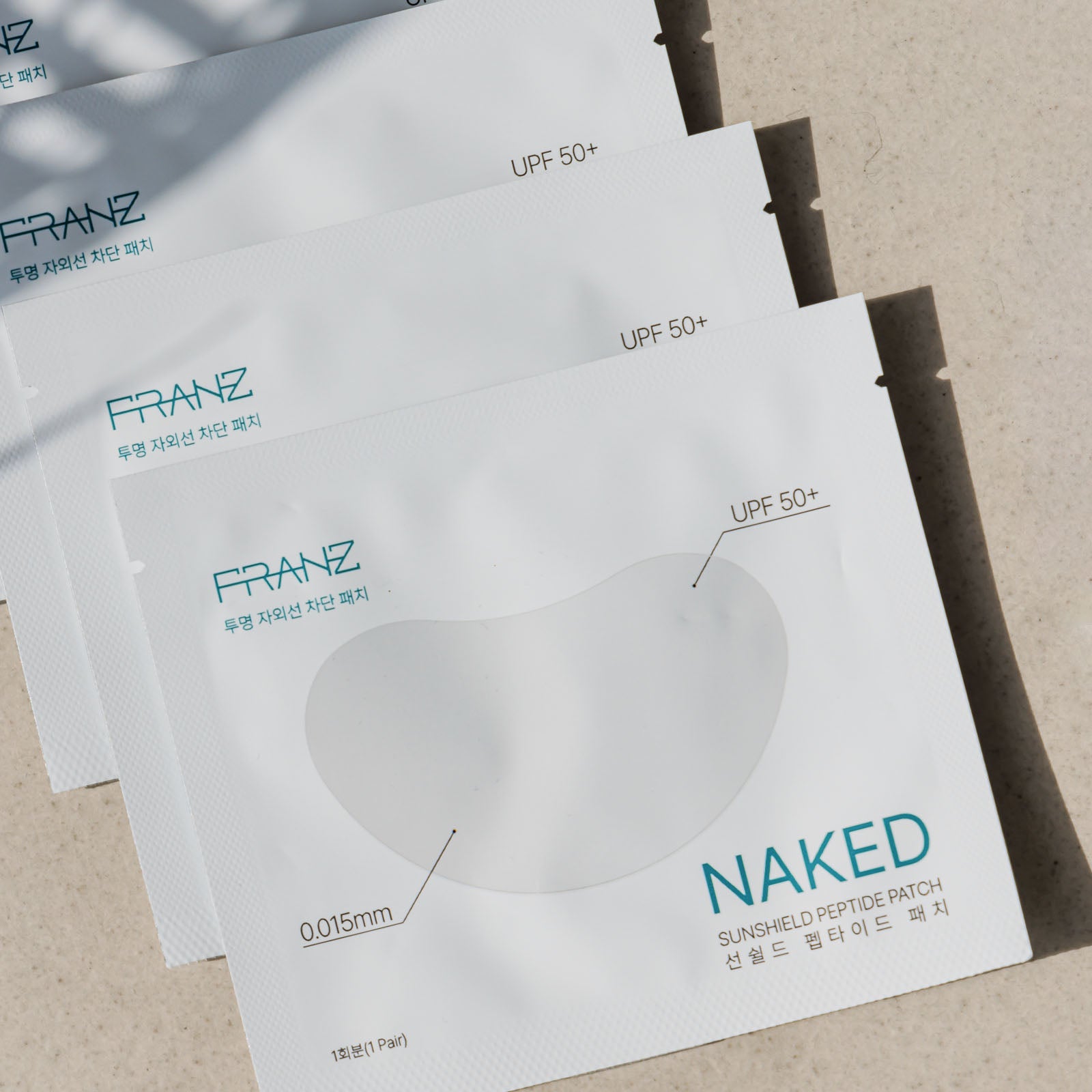 NAKED SunShield Peptide Patch (R+ Size, 4 Pairs) (Copy) Franz Skincare USA