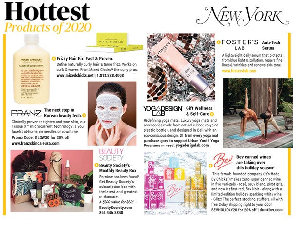 New York Magazine - Gift Guide Hottest Products of 2020 - Franz Skincare USA
