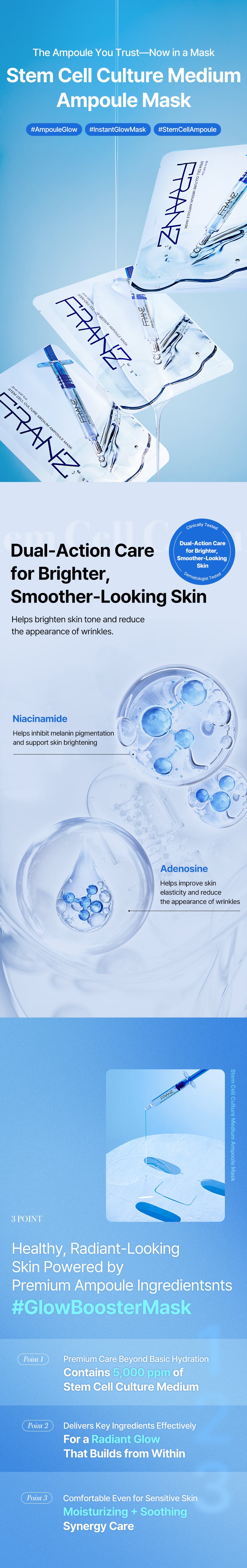 Stem Cell Culture Medium Ampoule Mask (5 Pack) detail 1