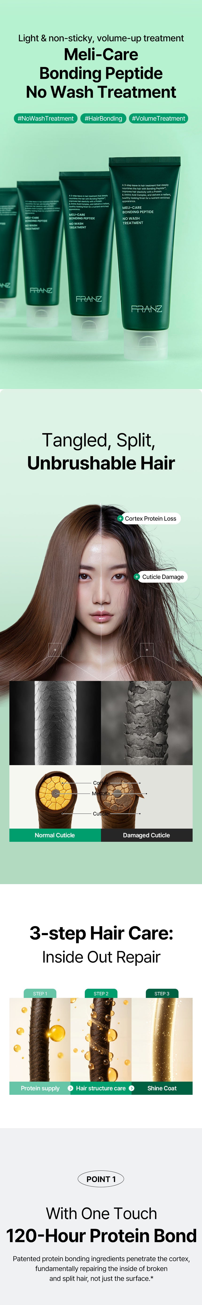 Meli-Care Bonding Peptide No Wash Treatment (120ml) detail 1