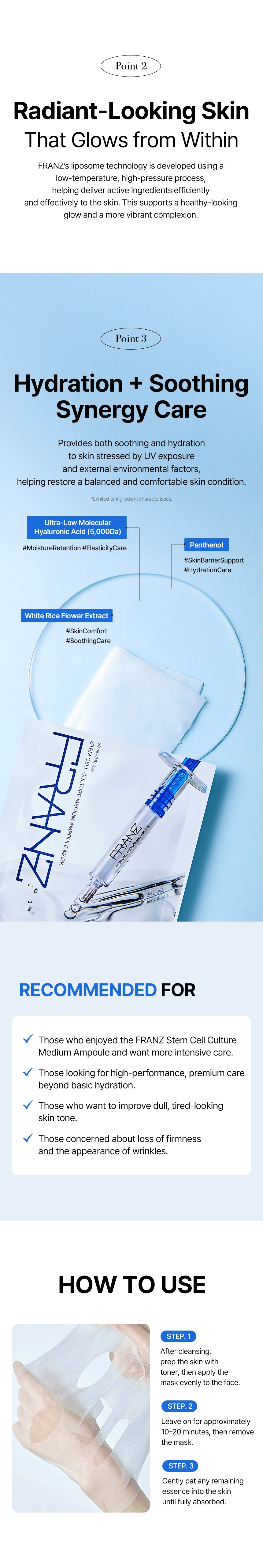 Stem Cell Culture Medium Ampoule Mask (5 Pack) detail 3