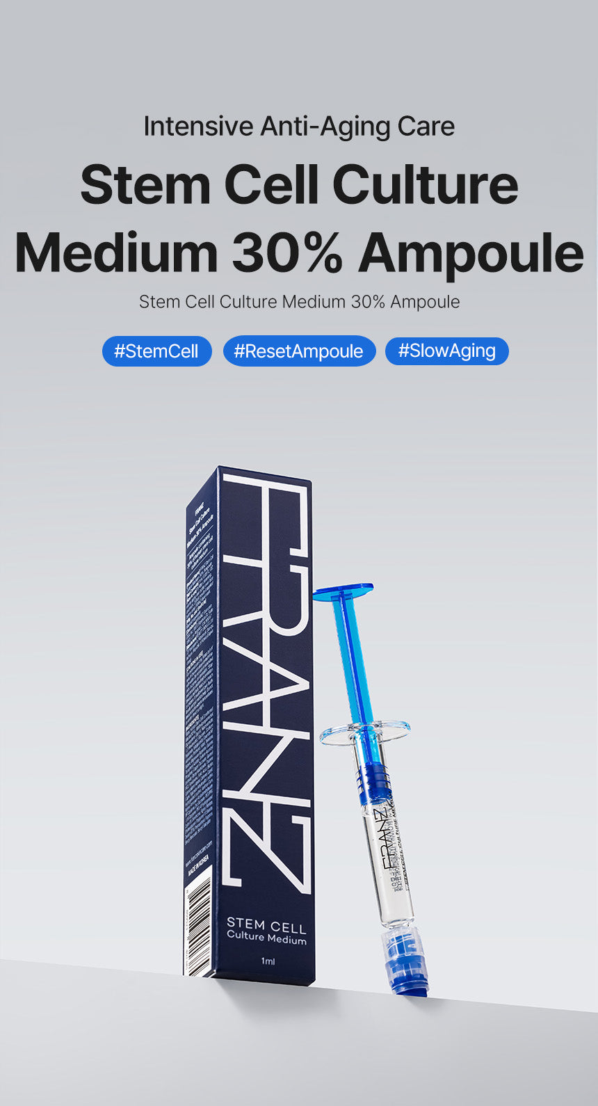 [UP TO 50% OFF] FRANZ Stem Cell Culture Medium 30% Ampoule (1ml) detail 1