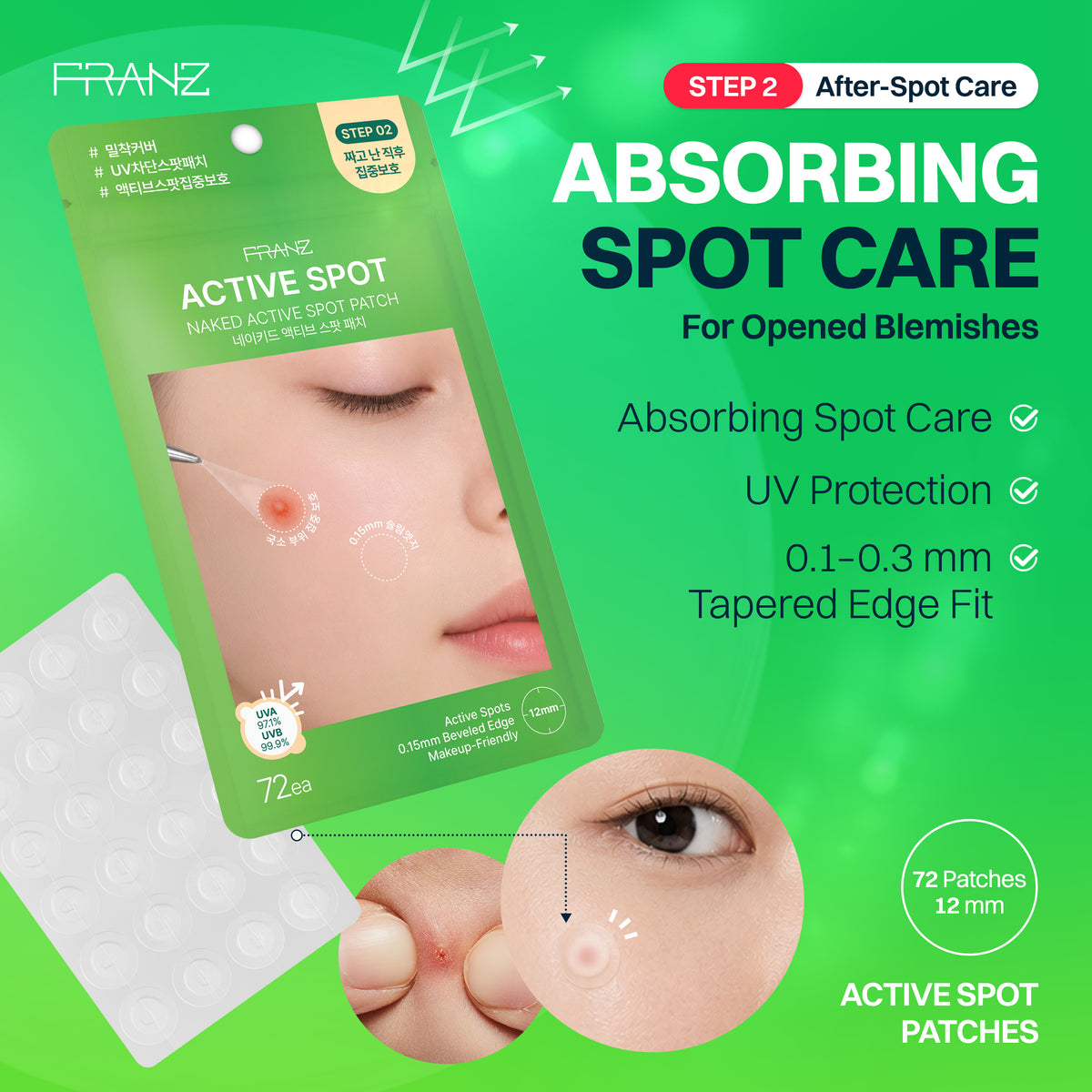Active Spot Patch (72 Patches)