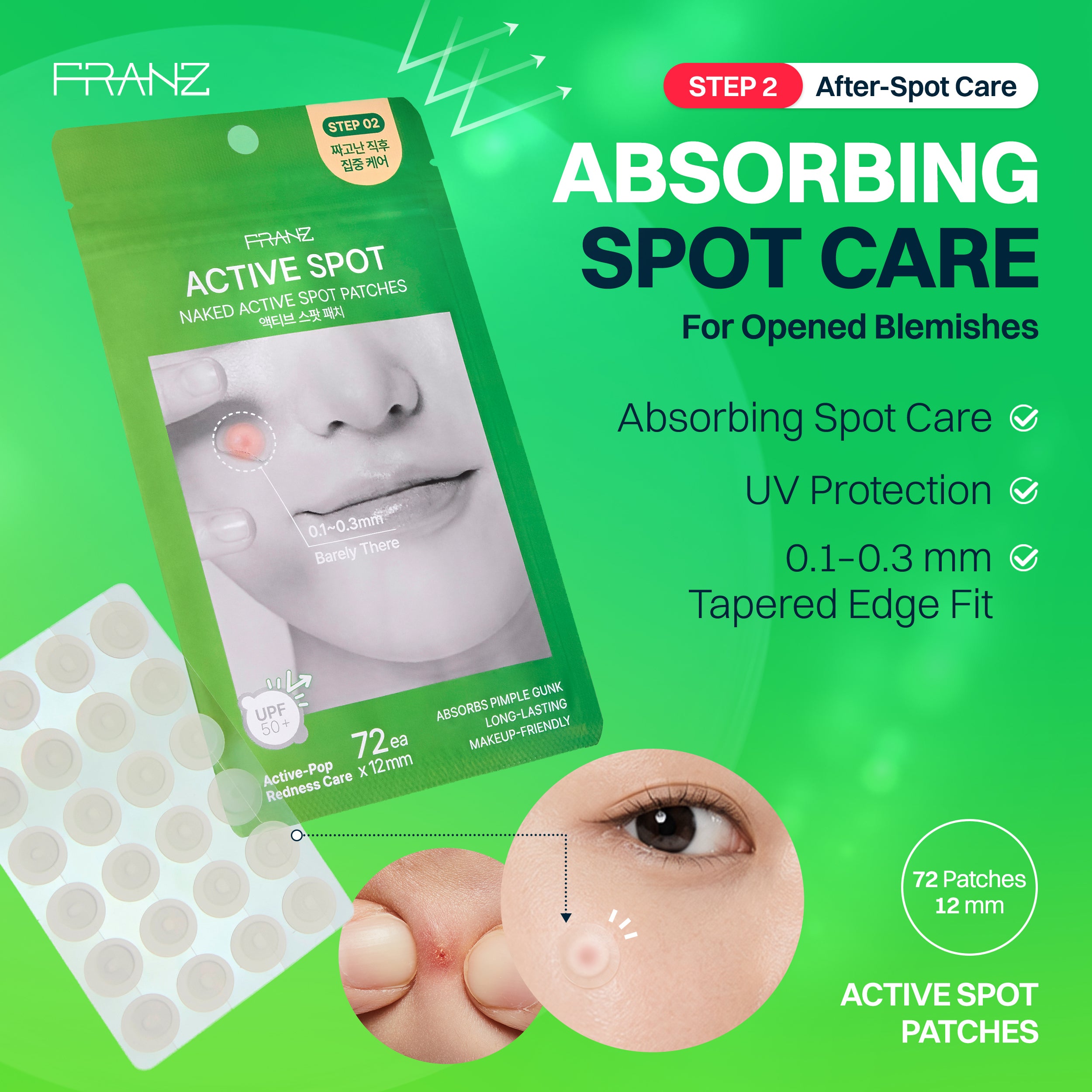 Active Spot Patch (72 Patches)