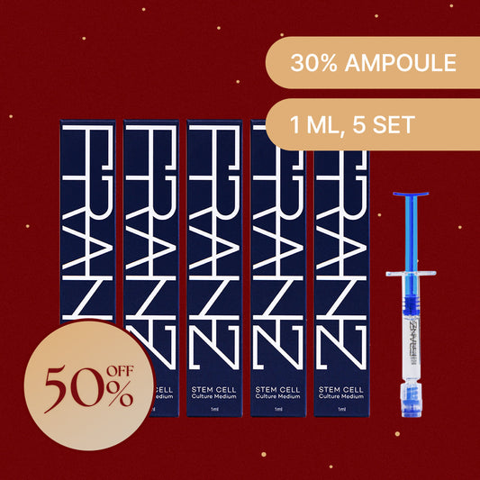 [50% OFF, 5SET] FRANZ Stem Cell Culture Medium 30% Ampoule 1ml Franz Skincare USA