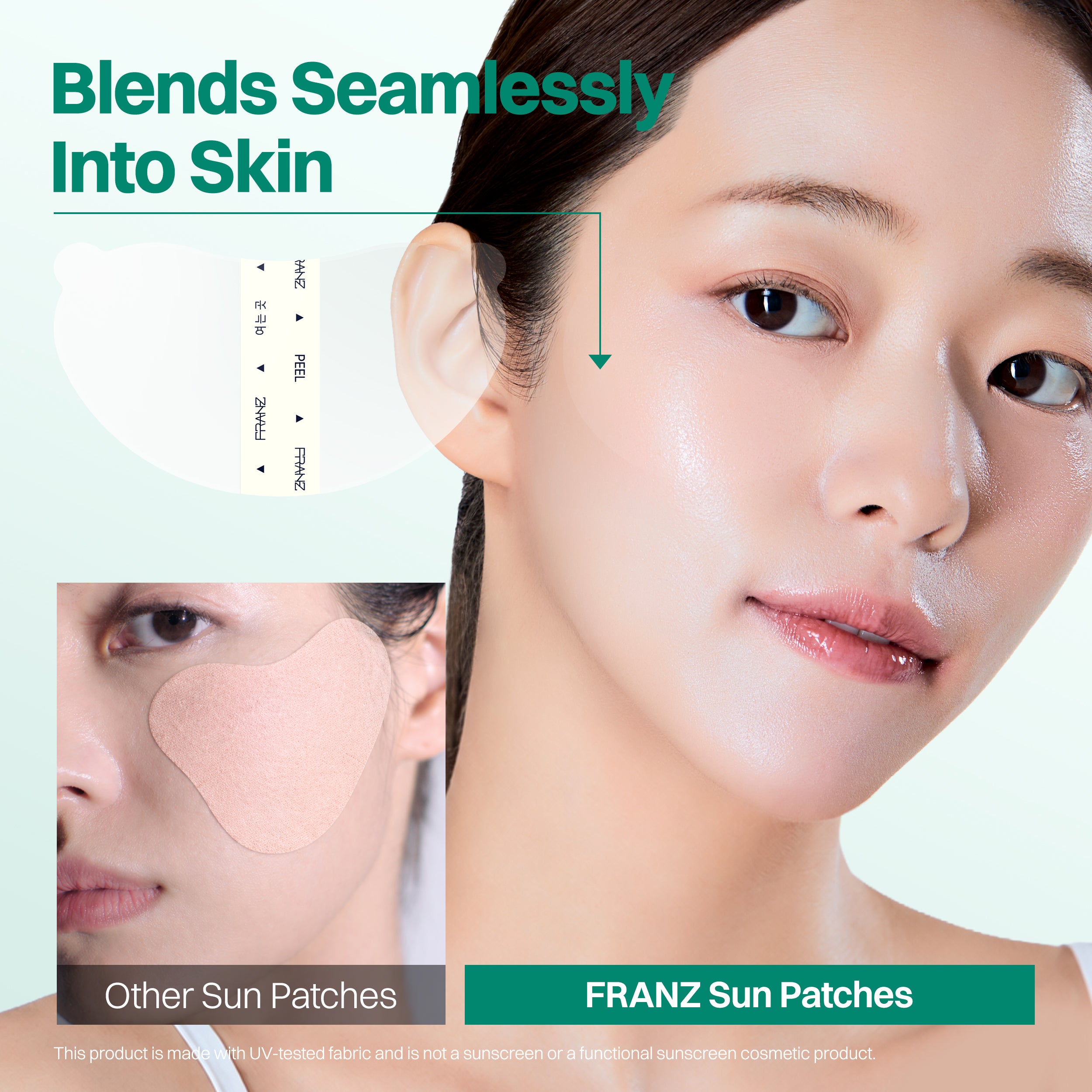 NAKED SunShield Peptide Patch | UV-A UV-B Sun Protection – FRANZ