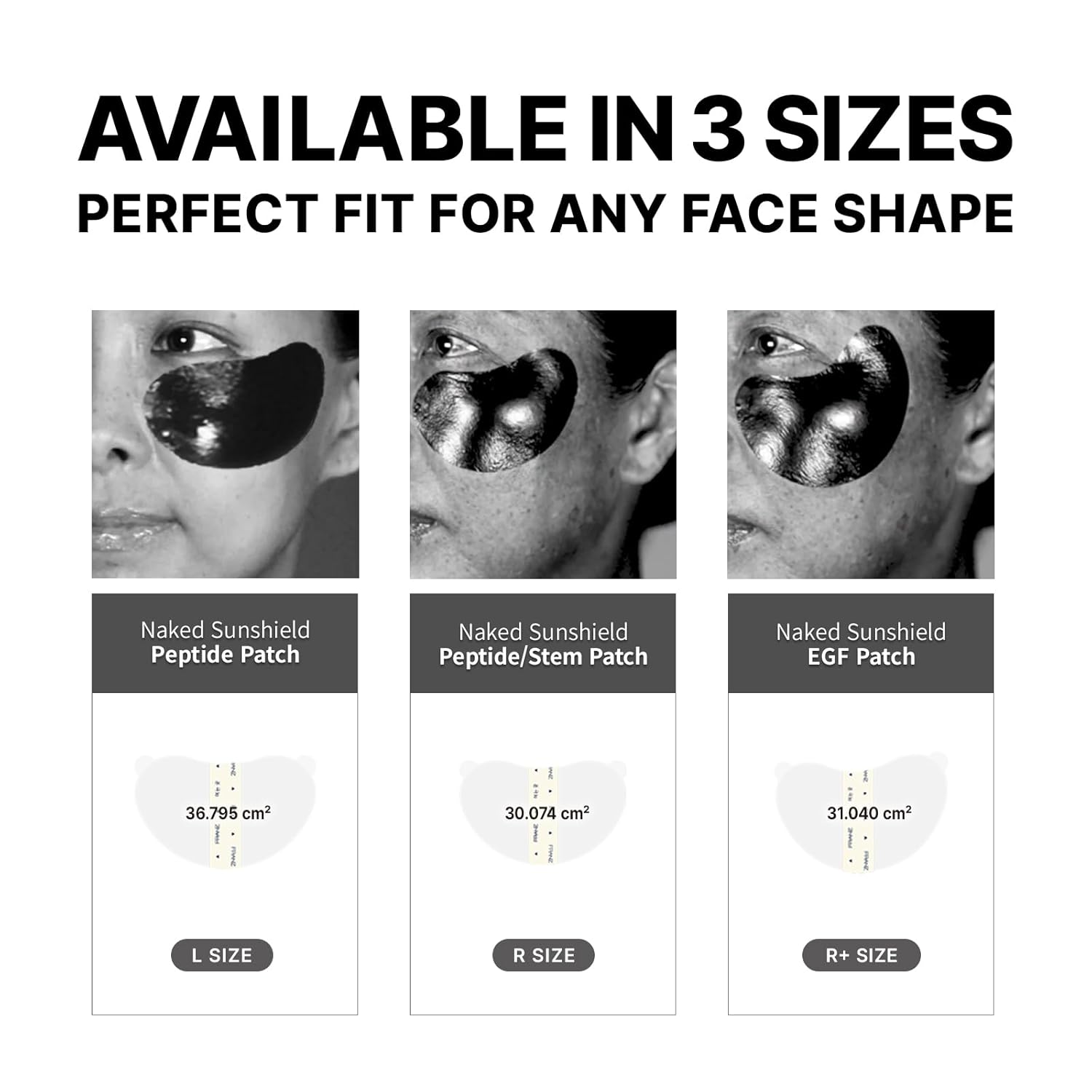 [50% OFF, 5 SET] FRANZ Naked SunShield Peptide Patch (L Size, 5 Pairs) Franz Skincare USA