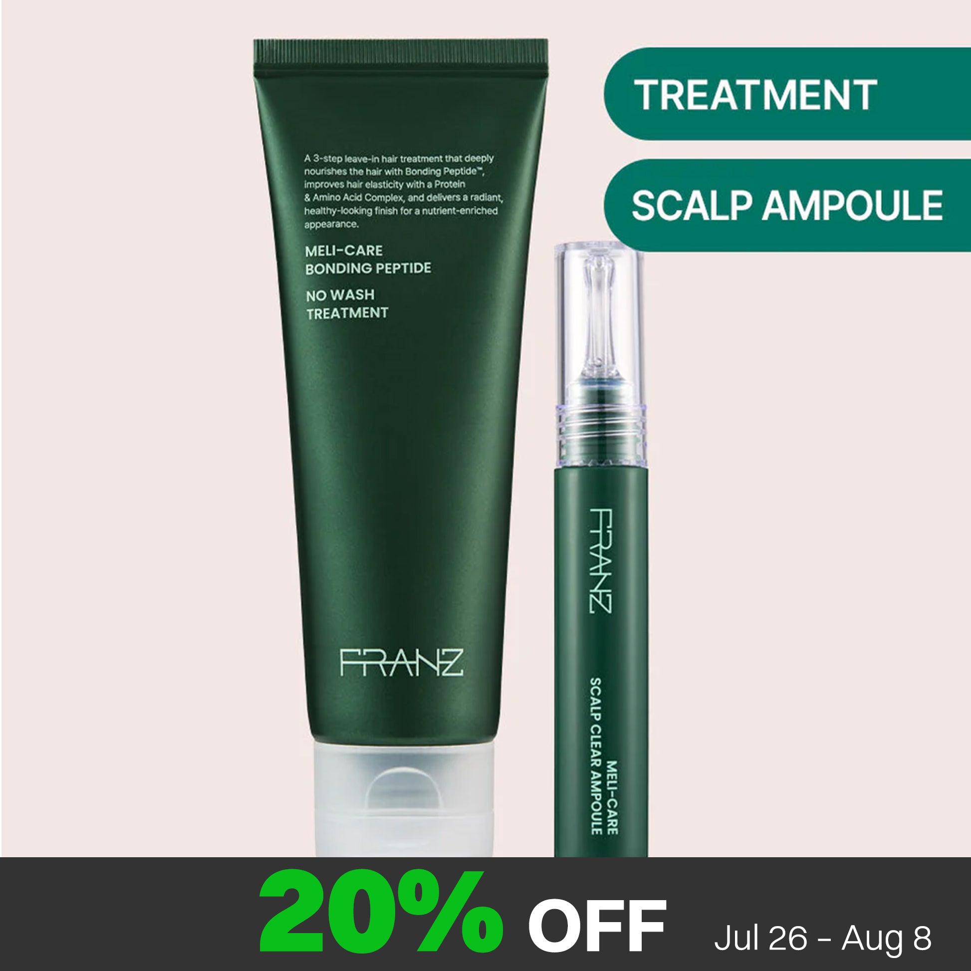 Meli-Care Hair Duo Set (Treatment & Scalp Ampoule)