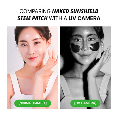 NAKED SunShield Peptide Patch | UV-A UV-B Sun Protection | Franz