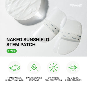 NAKED SunShield Peptide Patch (R+ Size, 4 Pairs) (Copy) Franz Skincare USA