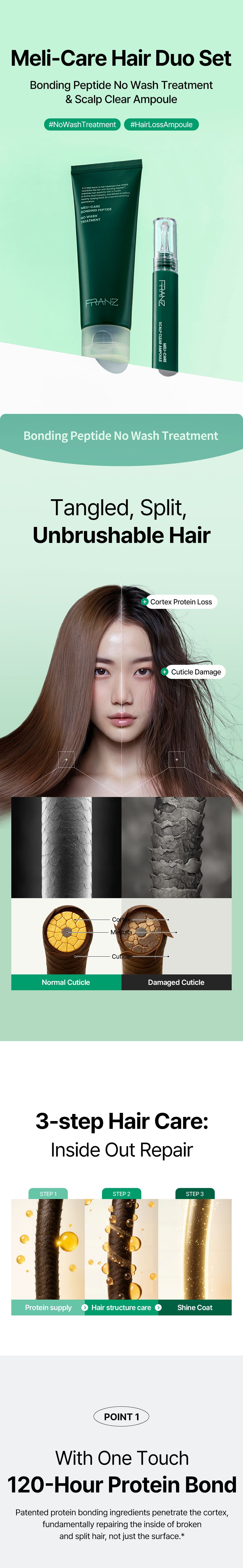 Meli-Care Hair Duo Set (Treatment & Scalp Ampoule) detail 1