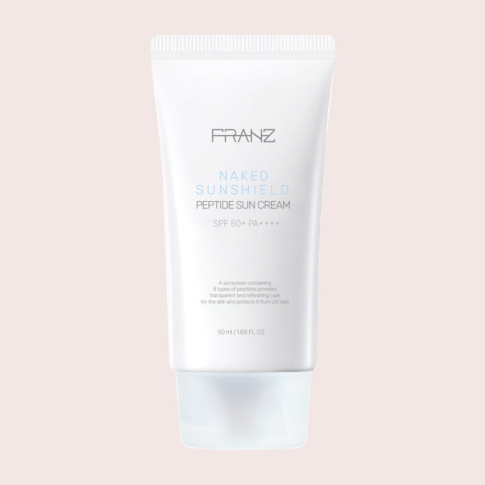 Naked Sunsield Peptide Sun cream Franz Skincare USA